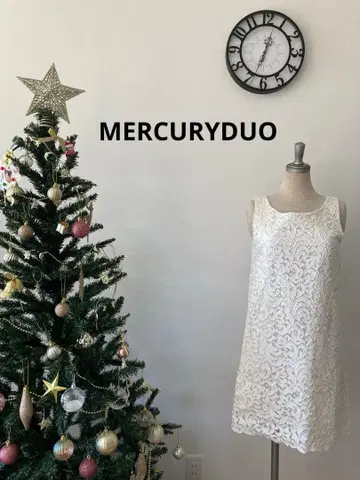 화이트 레이스 원피스