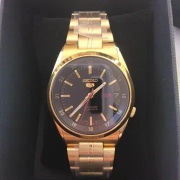 [ 미사용품 ] 레어 세이코 7S26-02C0 골드 블랙 손목시계
