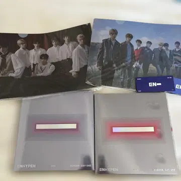 enhypen border:day one 앨범 클리어 파일 포스카