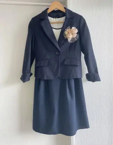 여성용 포멀 수트 원피스 자켓 네이비 9AR M