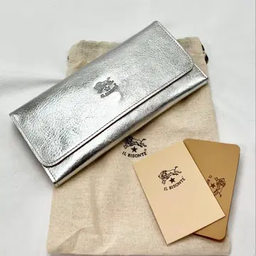 [ 미사용 새상품 ] 일비종떼 3단 폴더형 장지갑 SILVER 실버