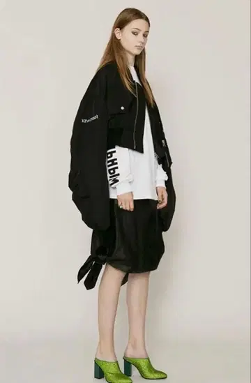 gvgv ma1 숏 기장 36 블랙