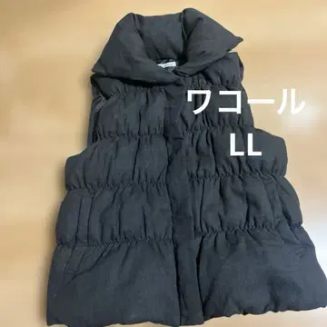 와코루 짙은 그레이 다운 베스트