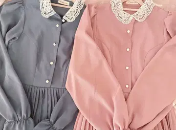 아오키 미사코 시마무라 콜라보 플리츠 원피스 2벌