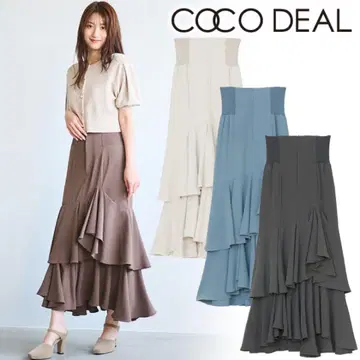 COCO DEAL 코르셋 머메이드 스커트
