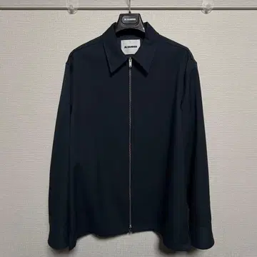 JIL SANDER 집 셔츠 폴리에스테르 40 다크 그린