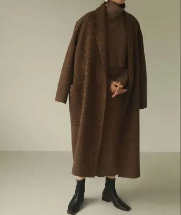 TODAYFUL 오버 체크 코트 38