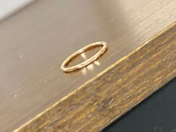 [ 기간 한정 가격 인하 ] ete 반지 핑 골드 7호 K10 레일 컷