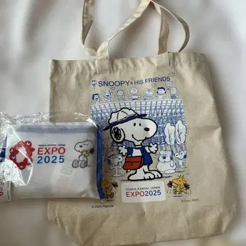 EXPO2025 스누피 콜라보 토트백 & 에코백 오사카 만박