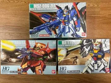 HG 건담 프라모델 3체 세트 엑스트라 피니시 극장 공개 기념판