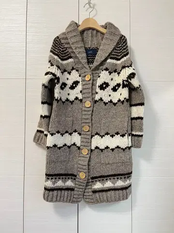 SHIPS 쉽스 숄카라 롱 가디건 그레이