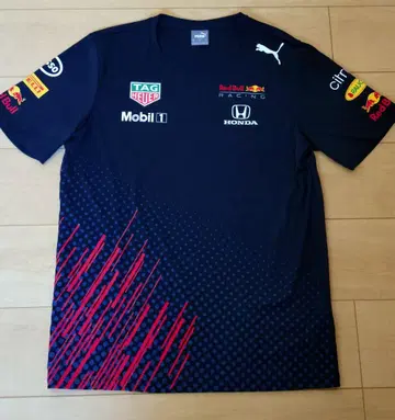 PUMA Red Bull Racing 티셔츠 L 사이즈 상당 네이비