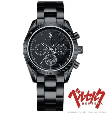 베르세르크 Berserk 크로노그래프 블랙 시계 손목시계 한정판 500개