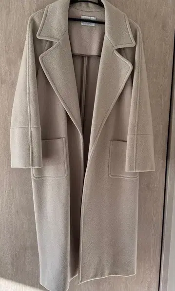 STUDIOUS 롱 코트 화이트