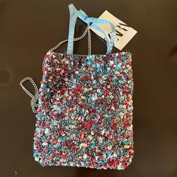 ZARA 반짝반짝 토트백