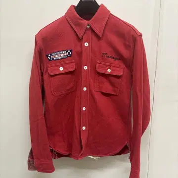 페로우즈(Pherrow's) 플란넬 셔츠 워크 셔츠 L 사이즈 40