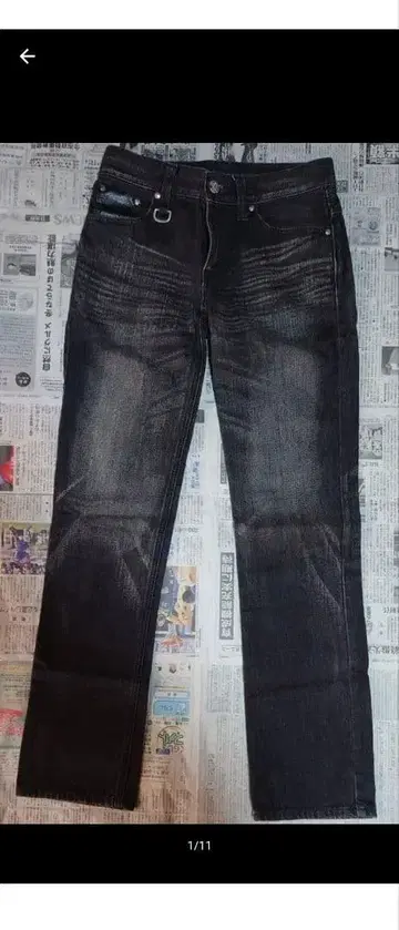 EDWIN 에드윈 422XVS 청바지 데님 W28 히게 허니컴