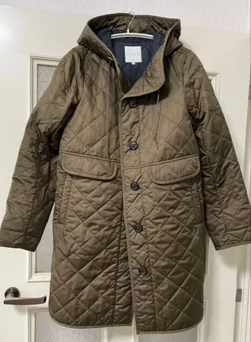 MACKINTOSH PHILOSOPHY 퀼팅 코트 후드 부착