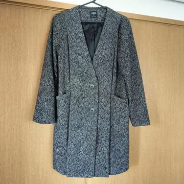 Kate Spade Saturday 케이트 스페이드 코트 그레이 트위드