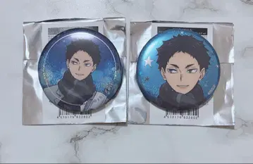 하이큐 코스모 월드 홀로그램 캔뱃지 아카아시 케이지