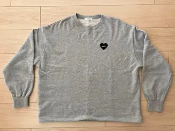 [ ONCILY ] 맨투맨 티셔츠 MEDIUM 멜란지 그레이