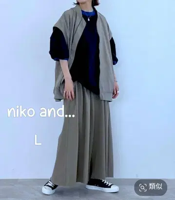 niko and - 샤카 루즈 MA-1 베스트 모드 노무코아 L 모카