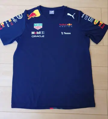 PUMA Red Bull Racing 티셔츠 일본 사이즈 L 상당 네이비