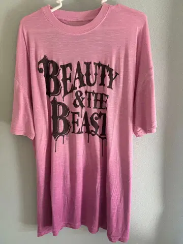 HYDE BEAUTY&THE BEAST 2025 티셔츠 핑크 M