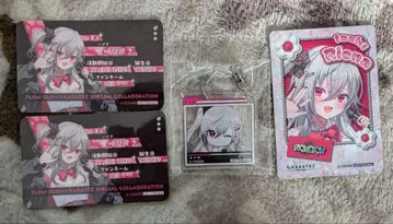 FLOW GLOW 가라오케 철인 포토 카드 특전 히비키사키 리오나