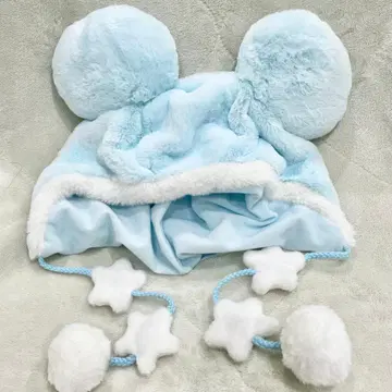 당일 발송 별 모양 폼폼 포함 팬캡 디즈니 미키