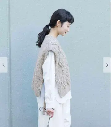 택 포함 새상품 카구레 페루 아란 니트 베스트 어반 리서치 도어스