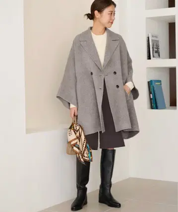 [ JOURNAL STANDARD relume ] 퓨어 램스울 판초