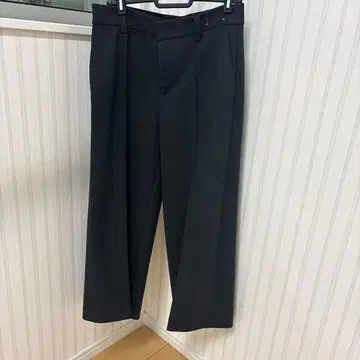 UNIQLO C 와이드 팬츠 다크 그레이