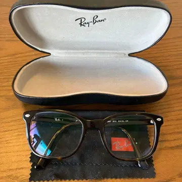 Ray-Ban RB 5285F 블랙 프레임 패션 안경