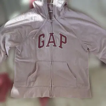 GAP 집업 후드티 핑크