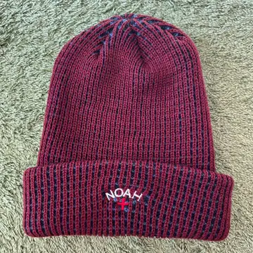 NOAH 니트 모자 빨간색 파랑
