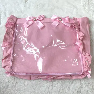 자카마트 A3 프릴 디자인 이타백 5주년 캔디 핑크 이타백