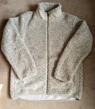 유니클로 플리스 자켓 l 사이즈 베이지