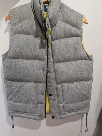 트위드풍 충전솜 베스트 M 사이즈
