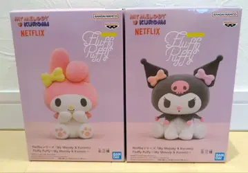 마이멜로디 쿠로미 Fluffypuffy 피규어 세트