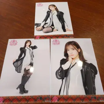 AKB48 시타오 미우 멤버 리퀘스트 동경의 의상 브로마이드 3종 컴프
