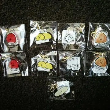 나가노 캐릭터즈 얼굴이 달린 꼬마 음식 아크릴 참