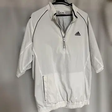 골프 adidas 하프 지퍼 자켓 화이트