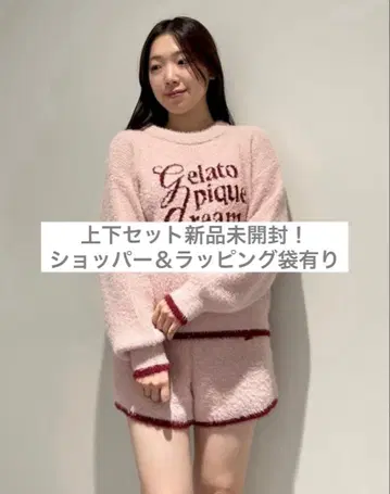 젤라또피케 gelato pique 라메 페더 풀오버 세트