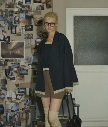 [ loin nuit ] 프릴 레이어드 디자인 자켓/뷔스티에 2종 세트