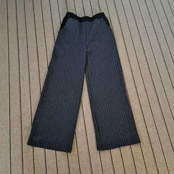 CORSA ROSSO 스트라이프 와이드 팬츠 M