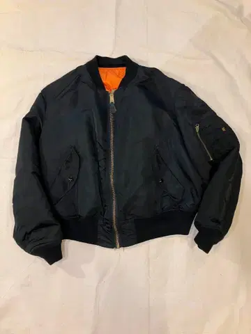 90s ALPHA 알파 MA-1 블랙 XL 우라하라 히로시