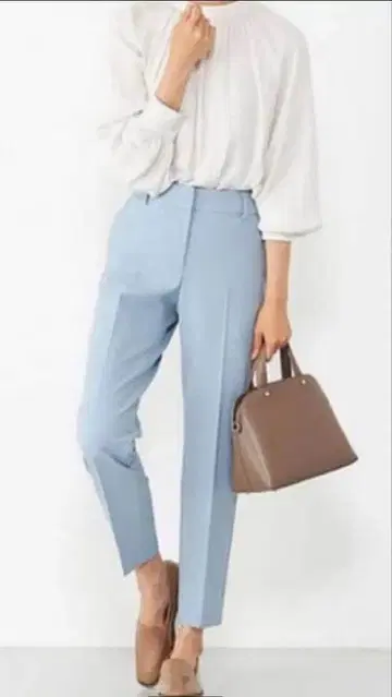 PLST 웜 리저브 스틱 팬츠 더스티 블루 M 사이즈 새상품급