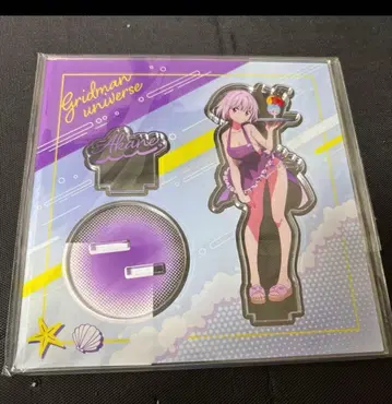 그리드맨 유니버스 신조 아카네 아크릴 스탠드 바닷가 오두막