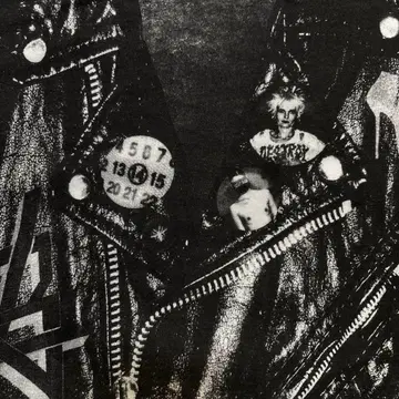 ec melodi y2k 00s 펑크 락 T셔츠 구제 의류 그런지